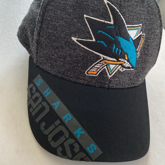 REEBOK NHL Center Ice Collection San Jose Sharks Hat Size S/M - Picture 2 of 6